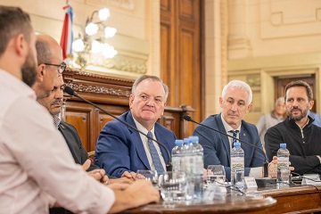 El senado de la provincia recibió a entidades productivas.